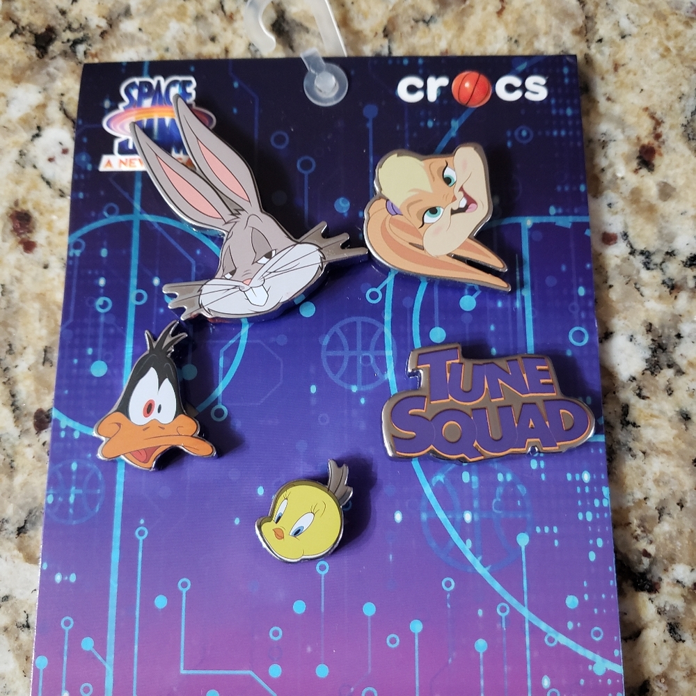 Space Jam Croc Jibbitz NWT